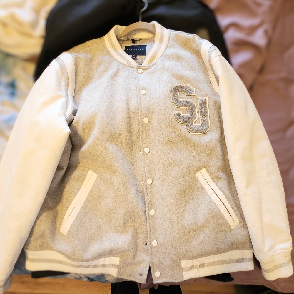 Sean John Vintage Varsity Bomber Jacket
